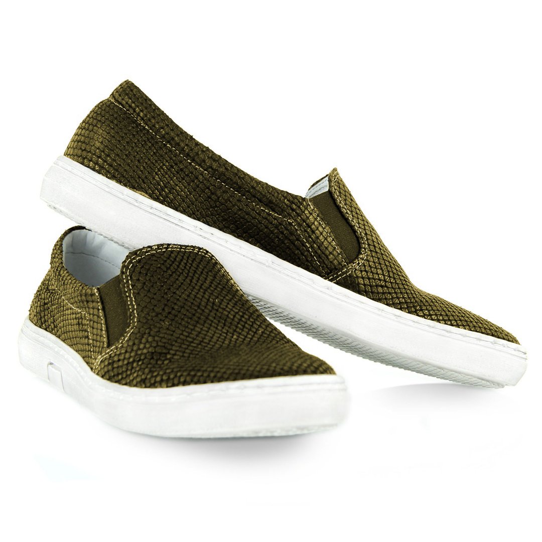 Unisex sneakers - olive